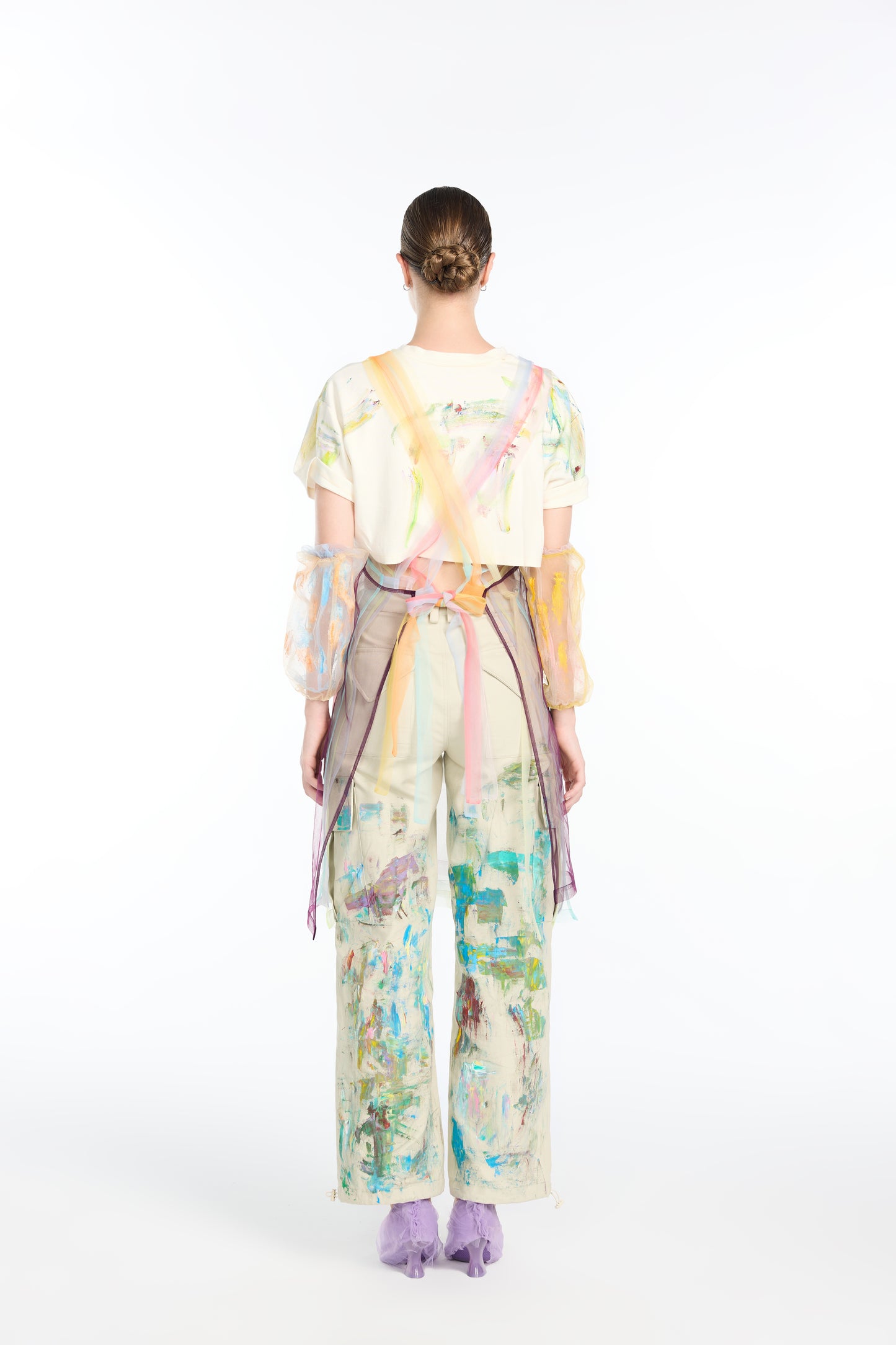Impasto Graffiti Artisan Cargo Pants