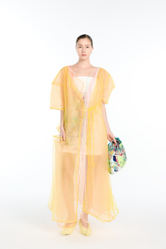Multi-layered Tulle Coat