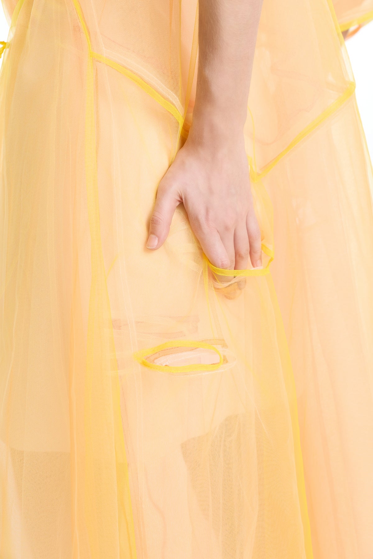 Multi-layered Tulle Coat