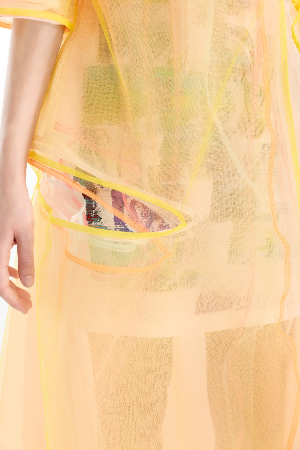 Multi-layered Tulle Coat