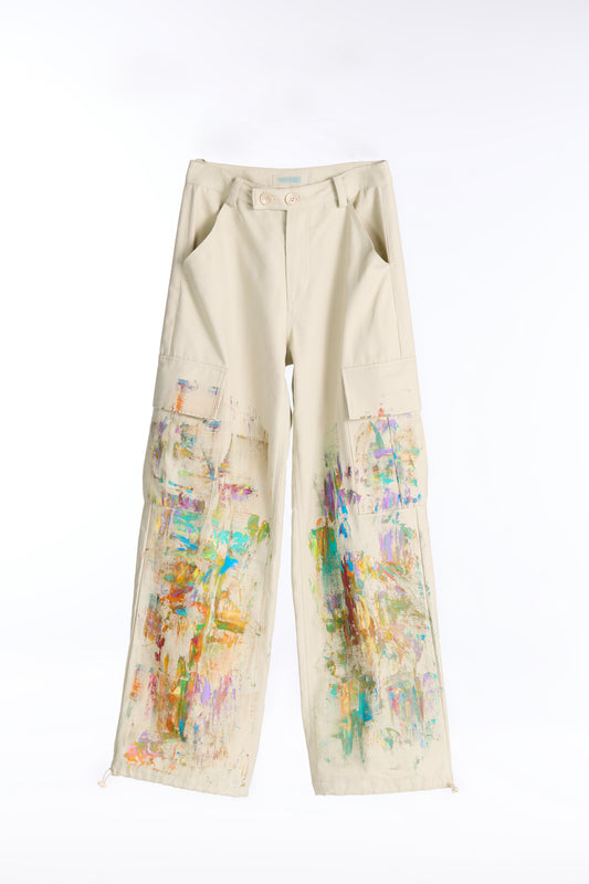 Impasto Graffiti Artisan Cargo Pants
