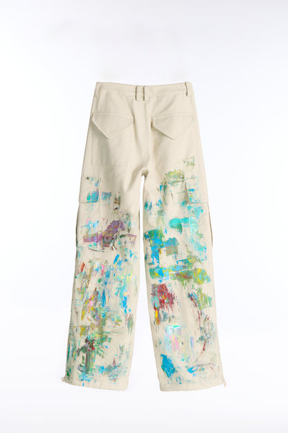 Impasto Graffiti Artisan Cargo Pants