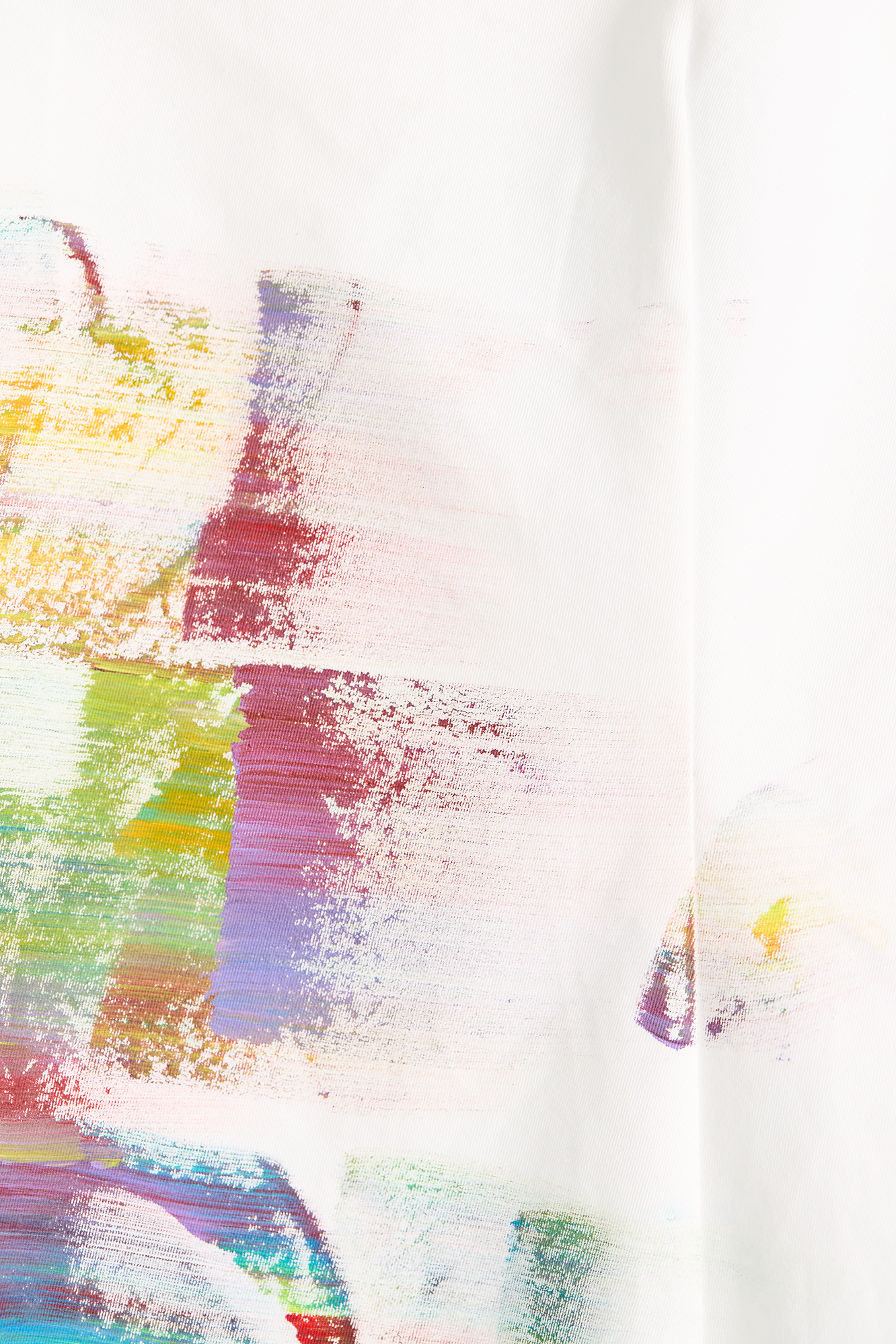 Deconstructed Graffiti Slip Dress