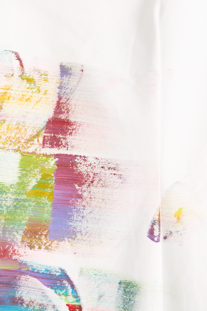 Deconstructed Graffiti Slip Dress