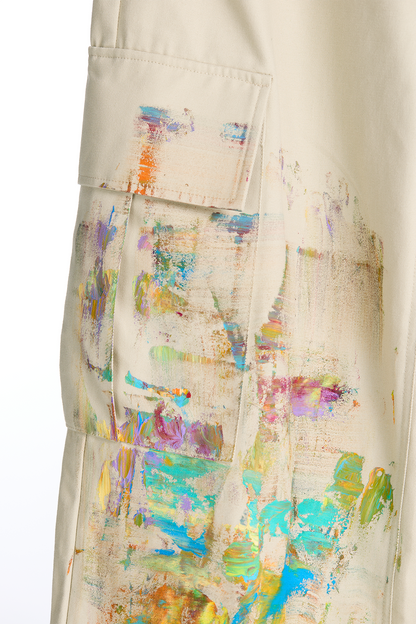 Impasto Graffiti Artisan Cargo Pants