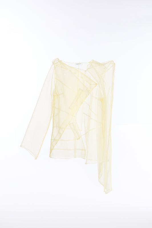 Visible Construction Mesh Overlay Jacket